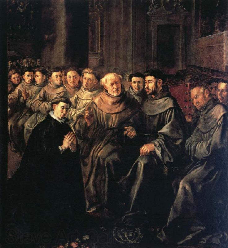 Francisco de herrera the elder St.Bonaventure Enters the Franciscan Order Spain oil painting art
